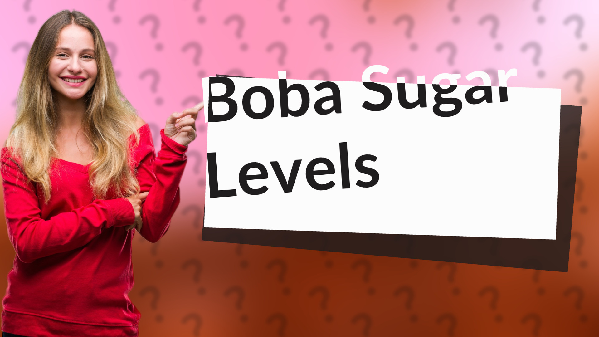 Boba Sugar Levels