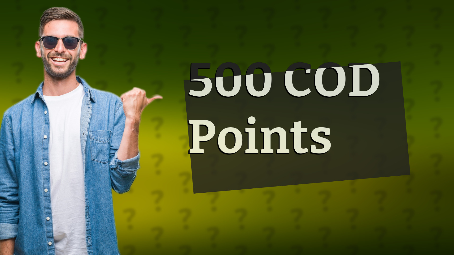 500 COD Points