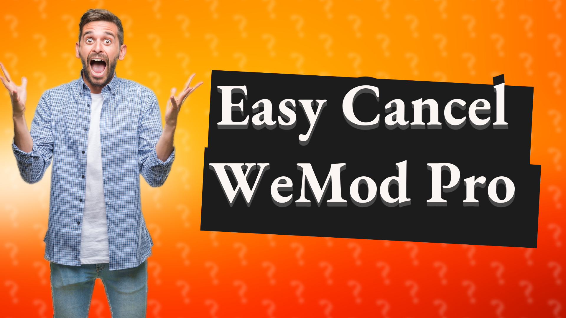 Easy Cancel WeMod Pro