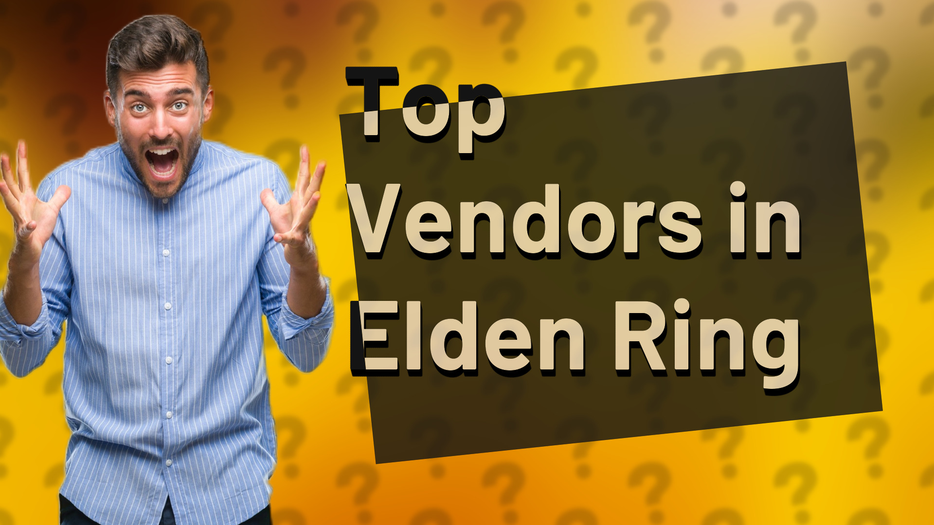 Top Vendors in Elden Ring