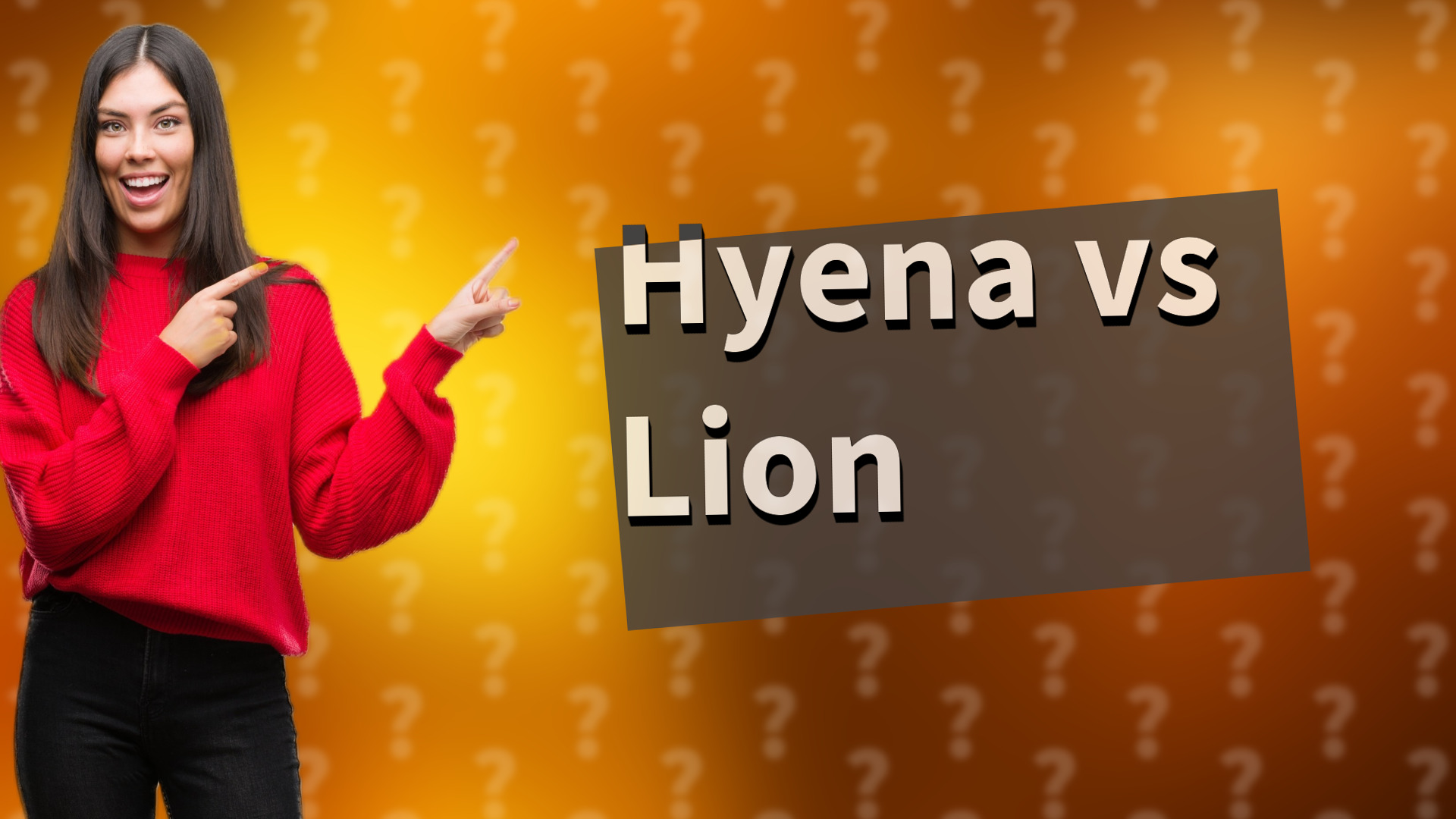 Hyena vs Lion