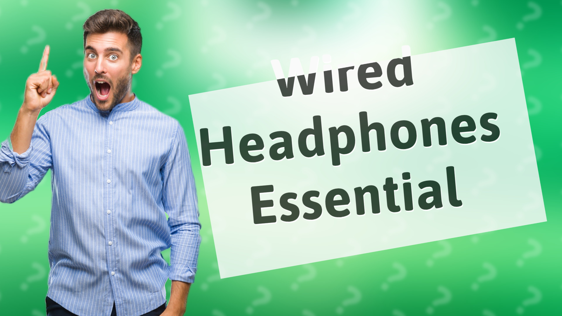 Wired Headphones Essential