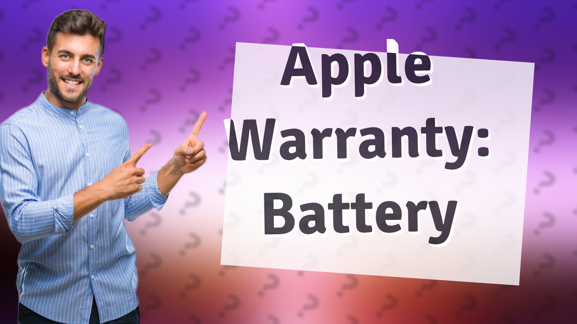 Apple Warranty: Battery