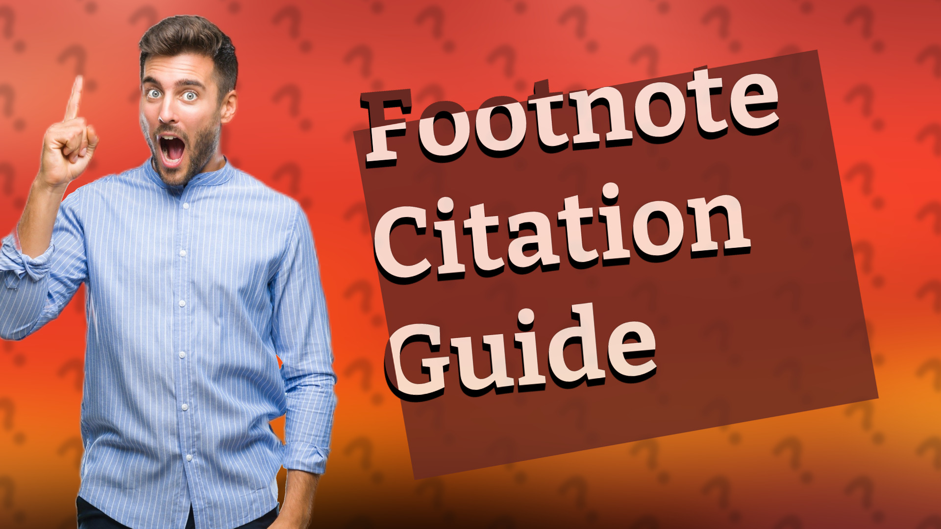 Footnote Citation Guide