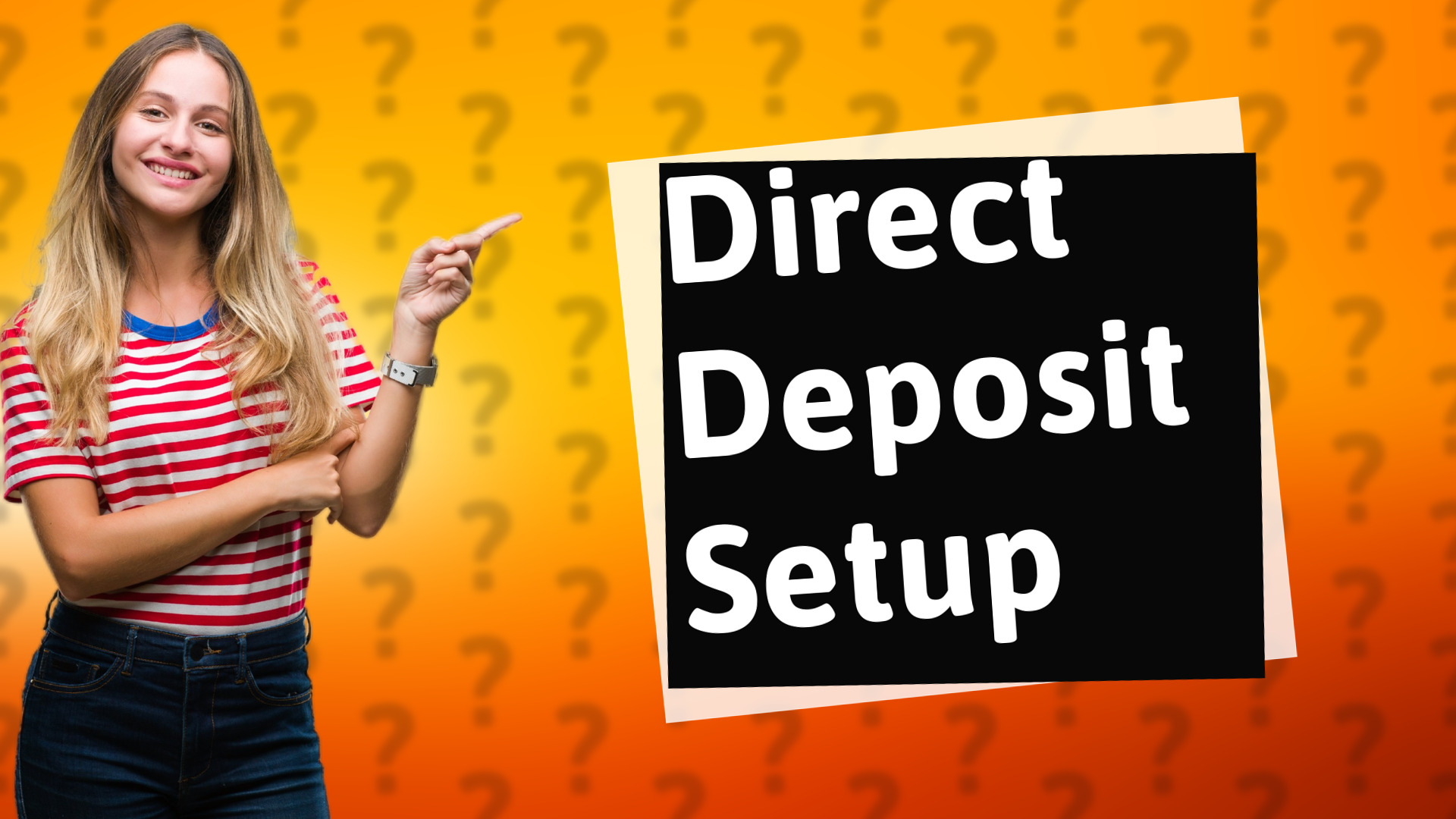 Direct Deposit Setup