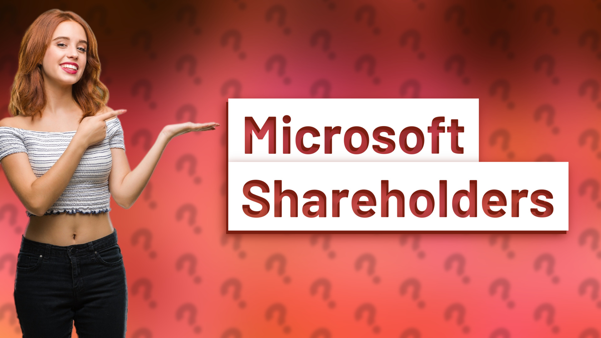 Microsoft Shareholders