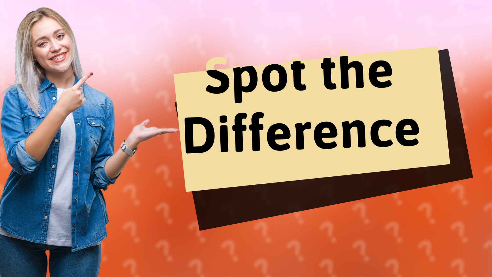 Spot the Difference