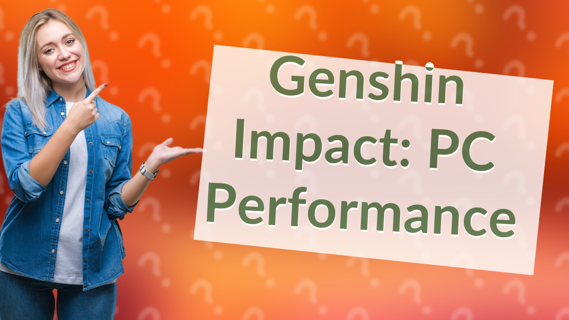 Genshin Impact: PC Performance