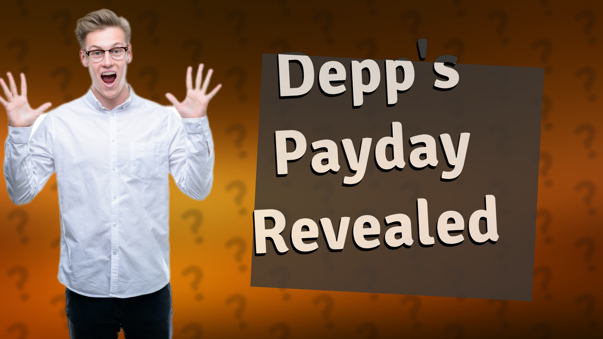 Depp's Payday Revealed