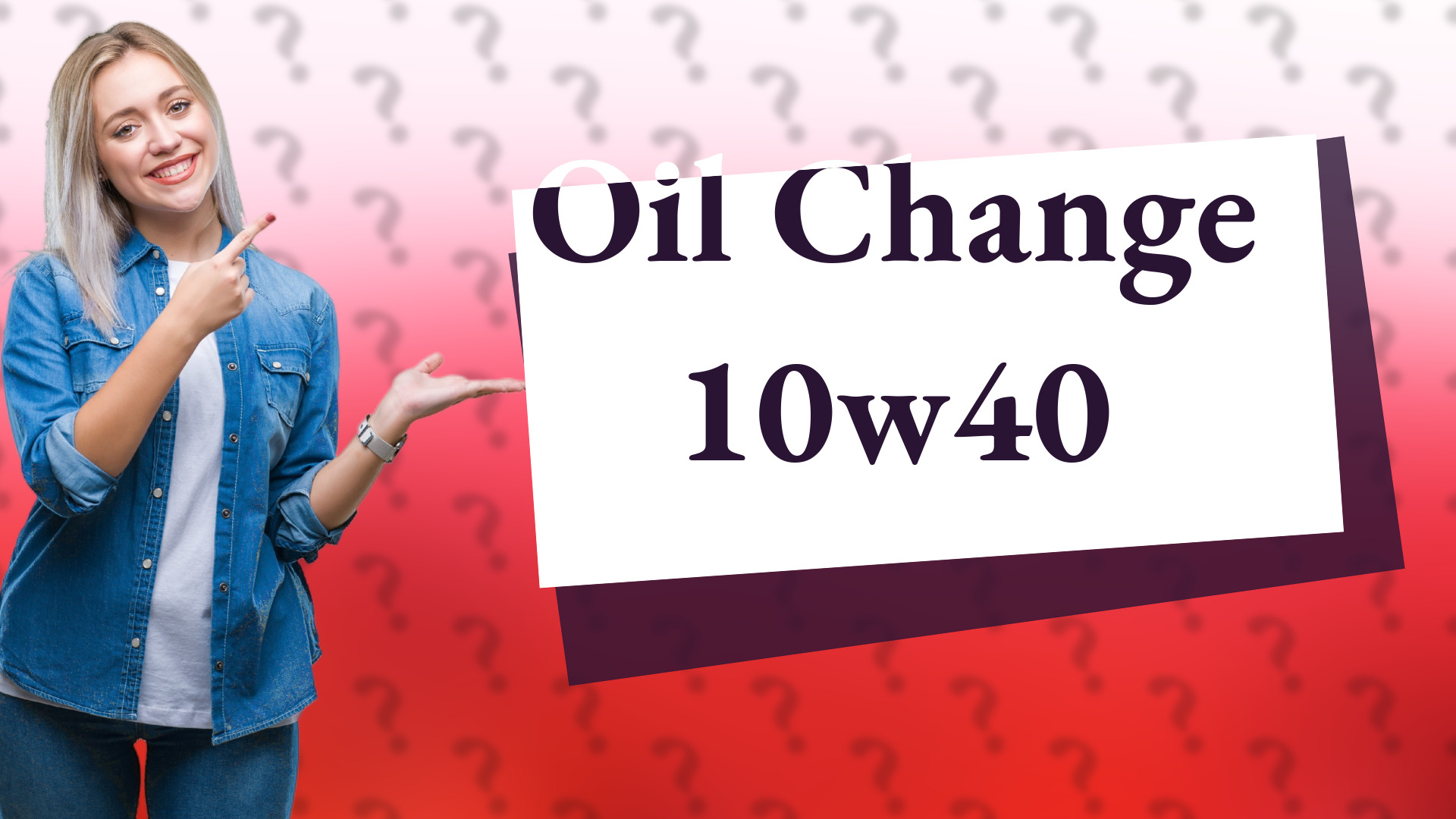 Oil Change 10w40