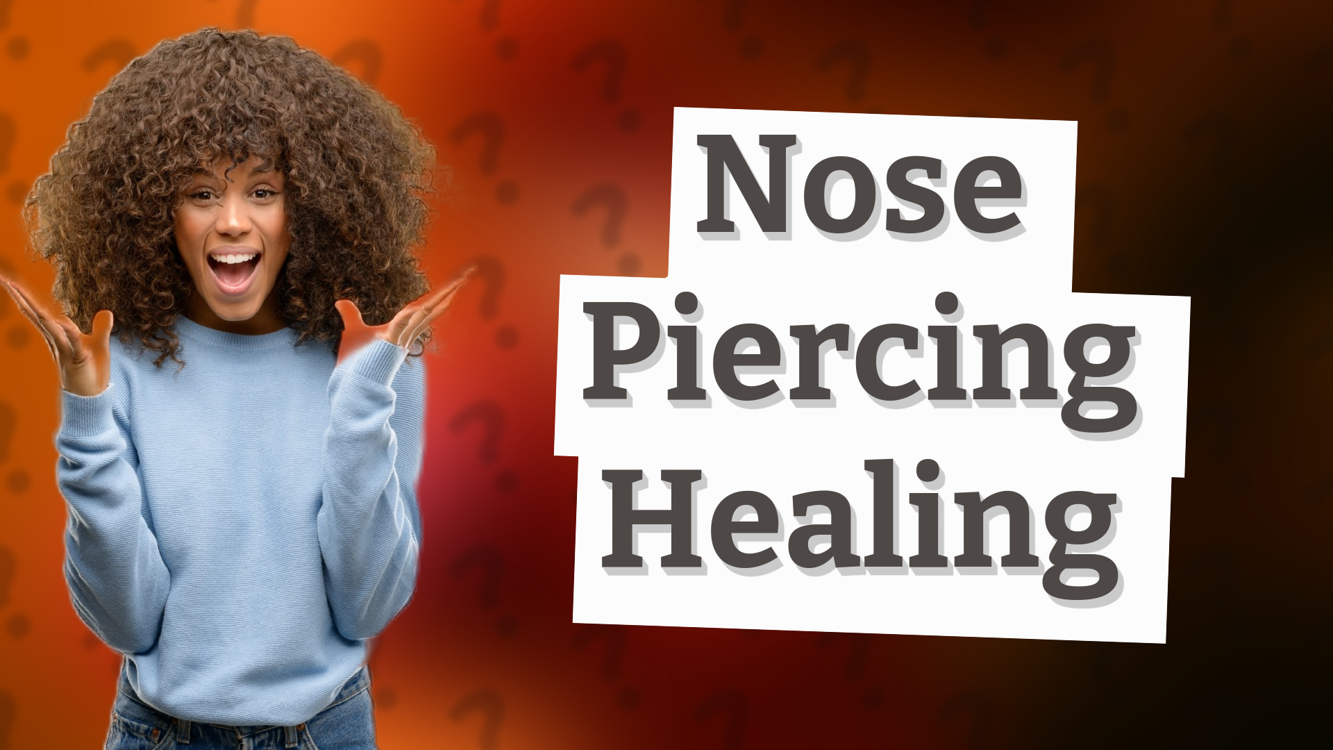 Nose Piercing Healing