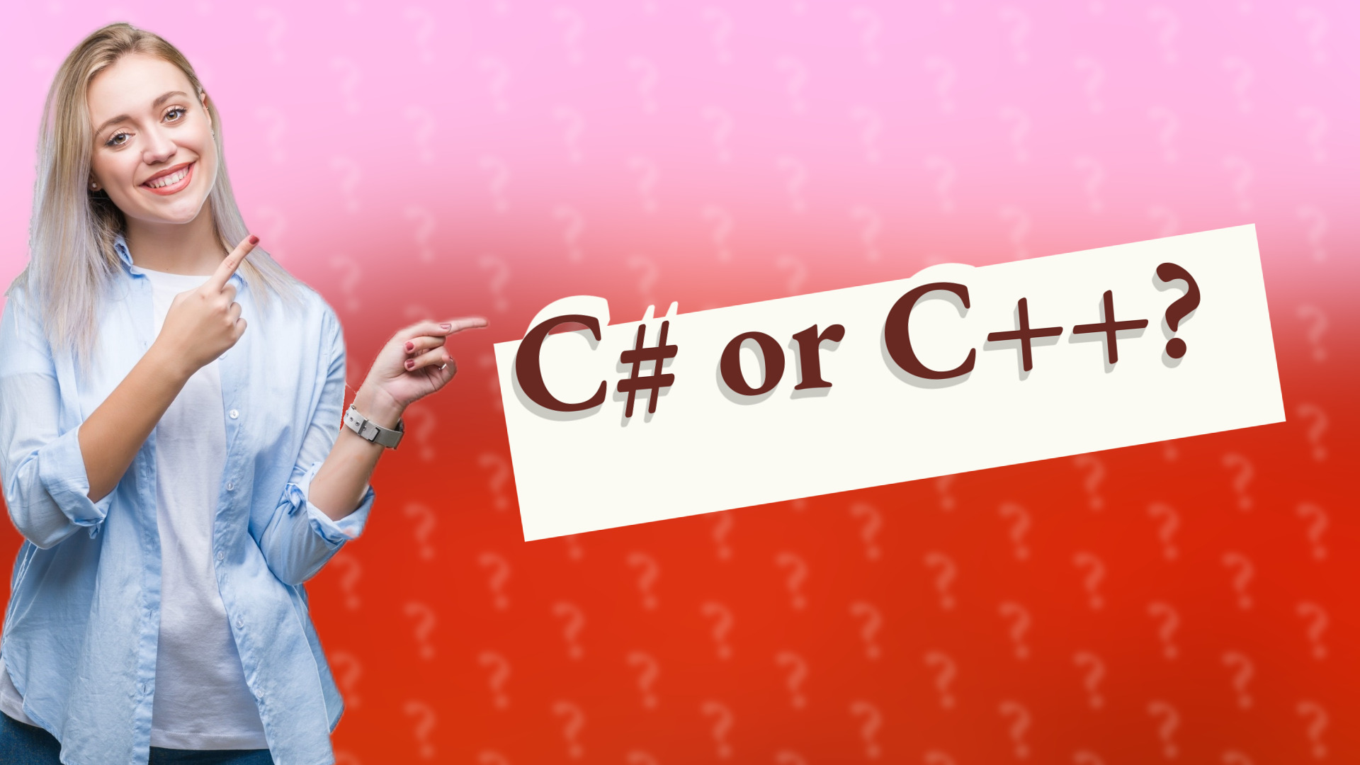 C# or C++?
