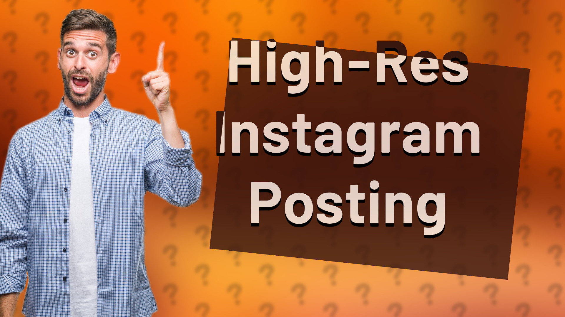 High-Res Instagram Posting