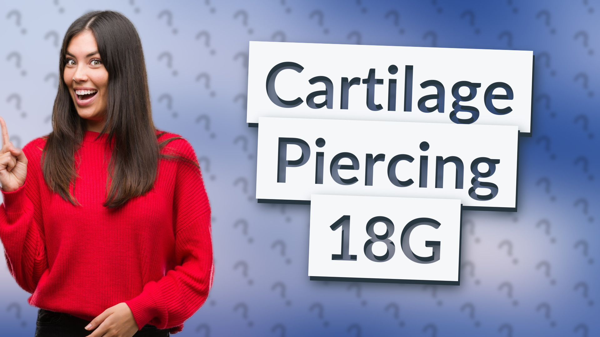 Cartilage Piercing 18G