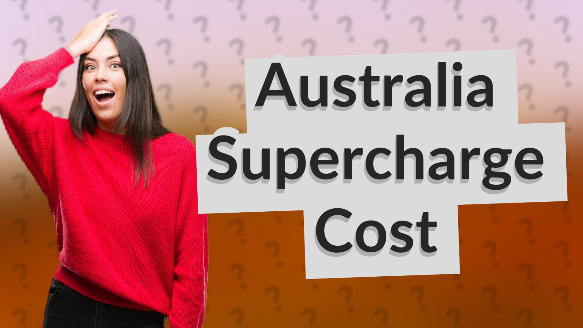 Australia Supercharge Cost