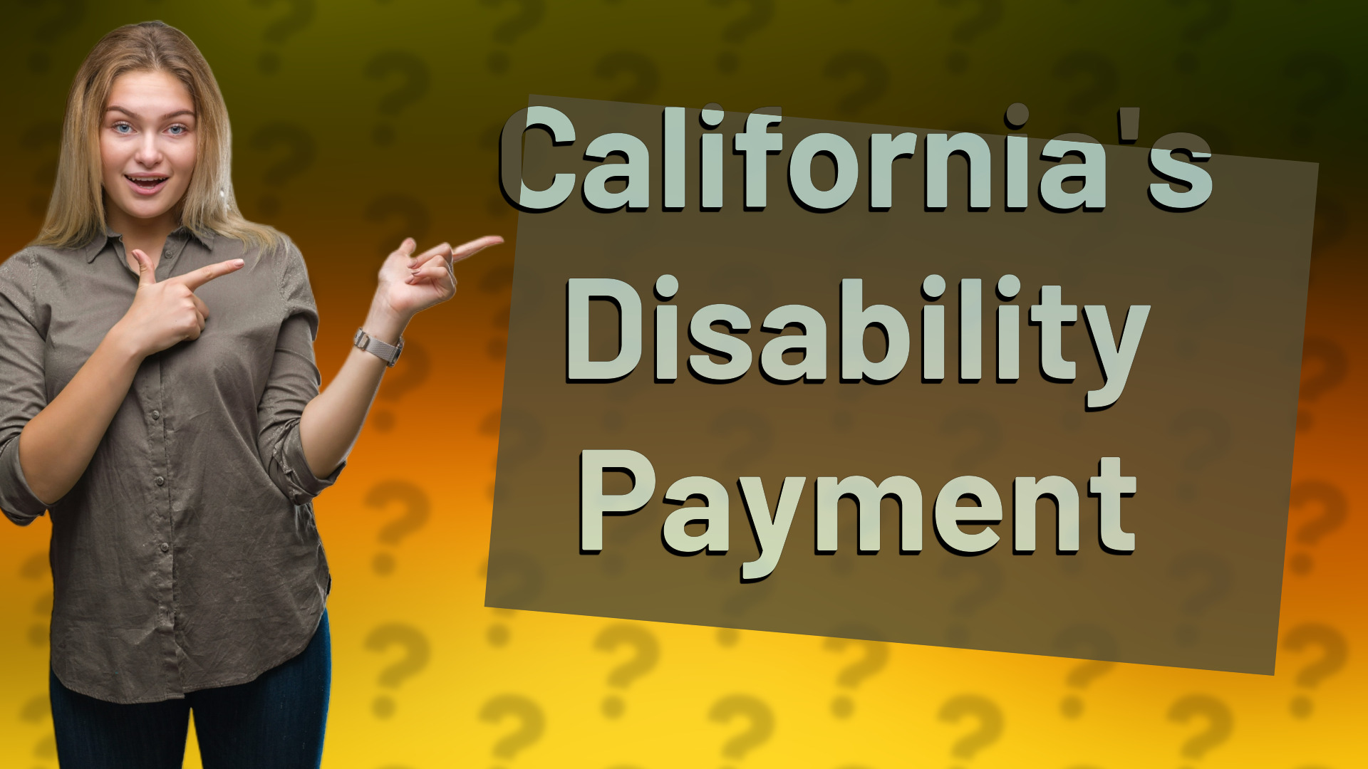 California's Disability Payment