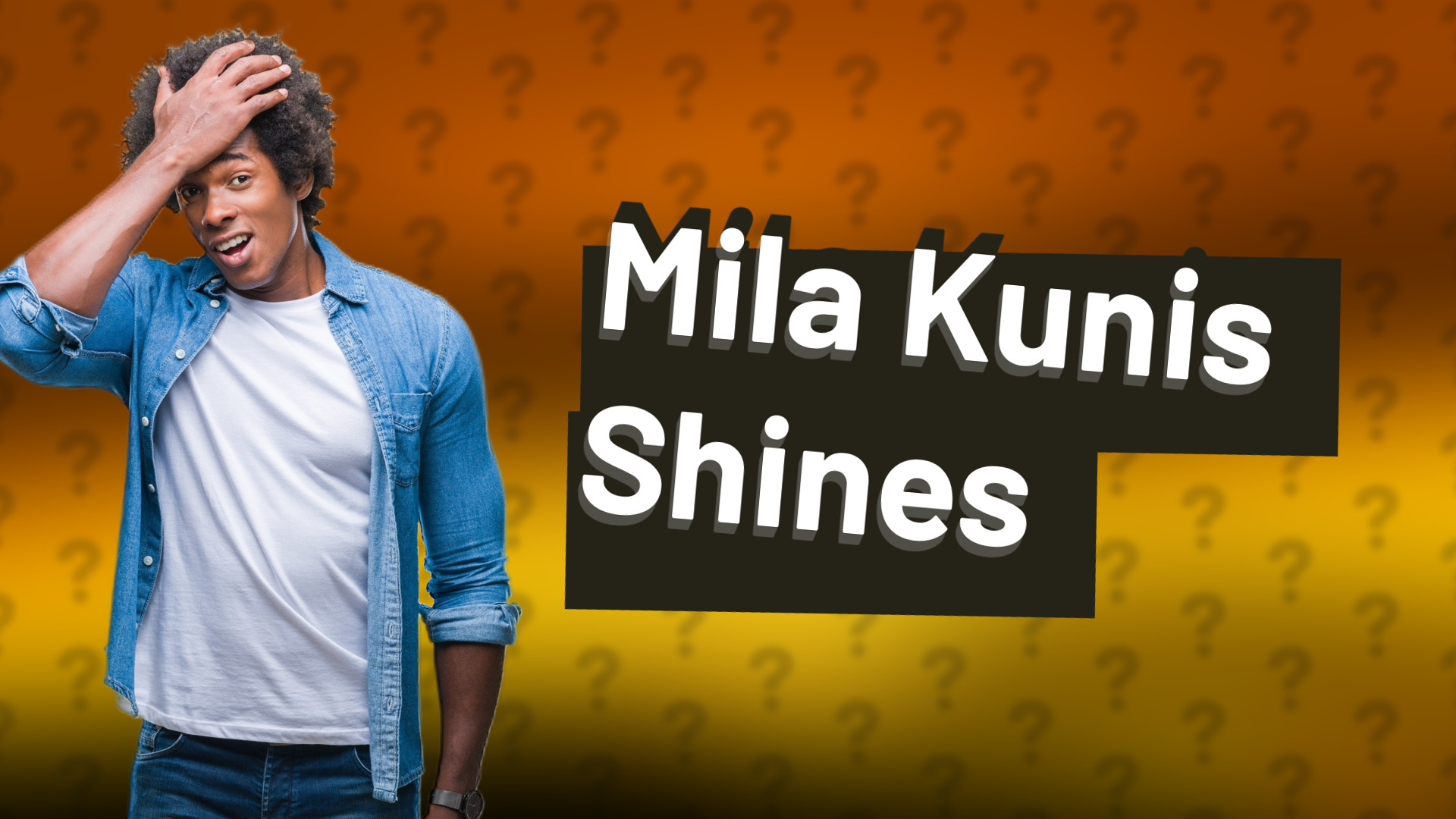 Mila Kunis Shines