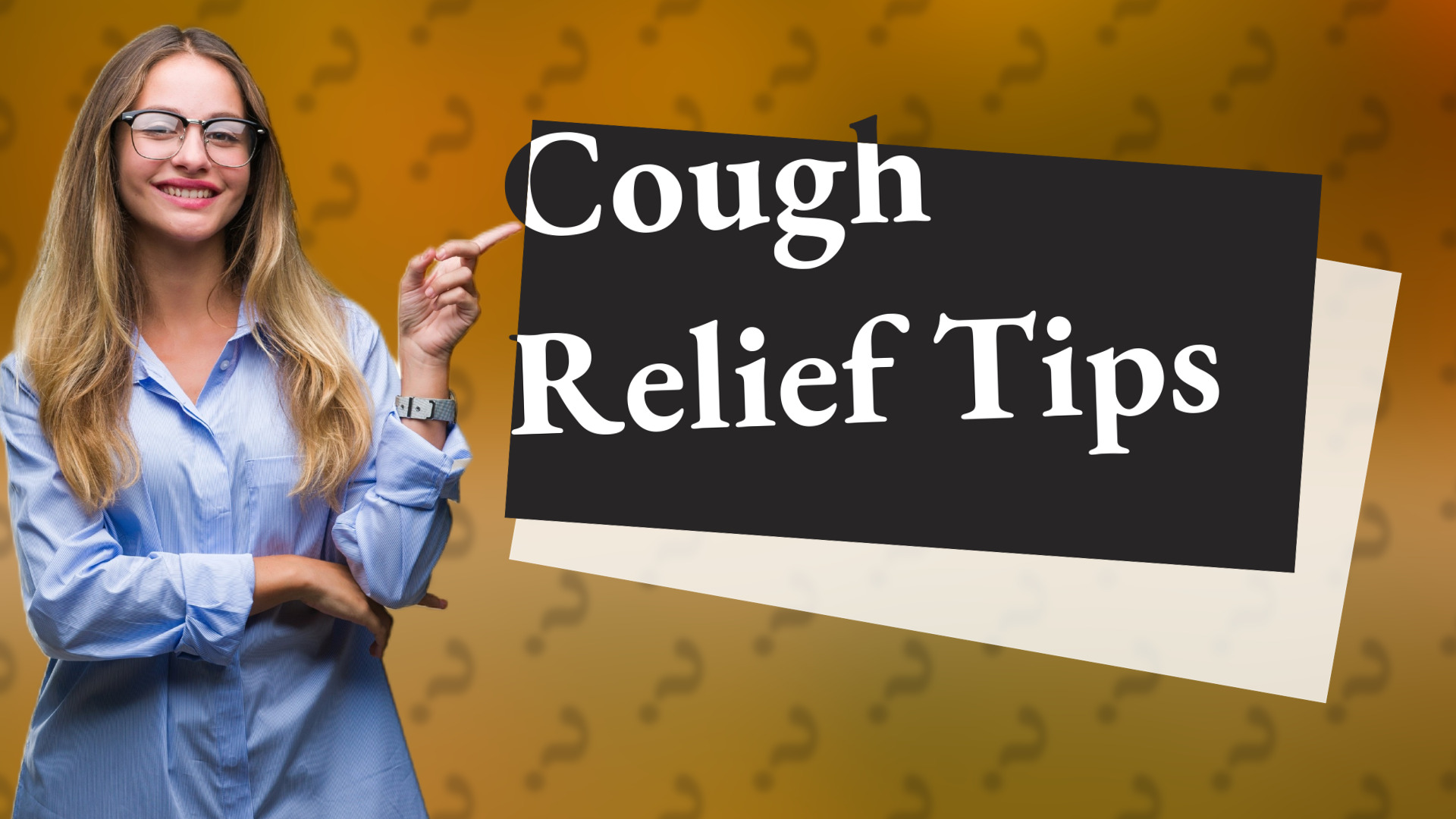 Cough Relief Tips