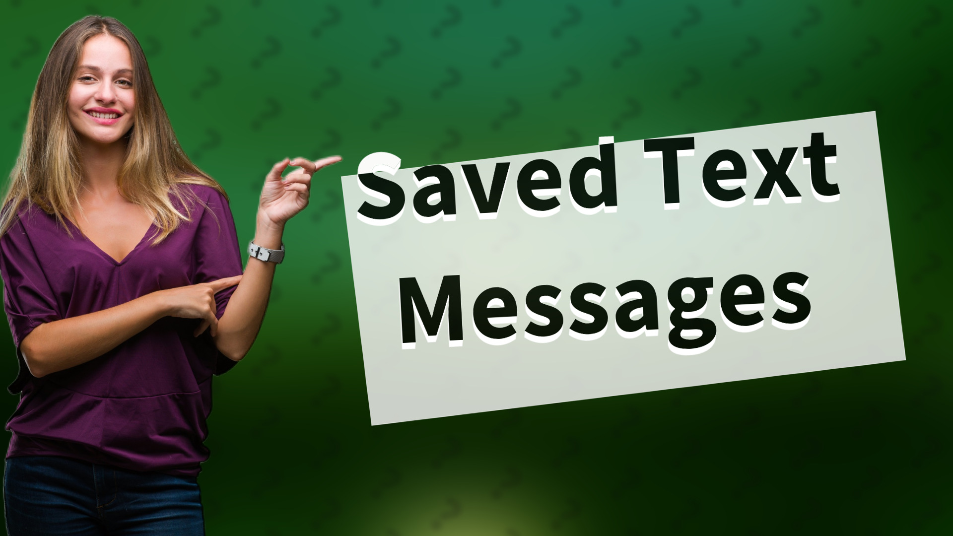 Saved Text Messages
