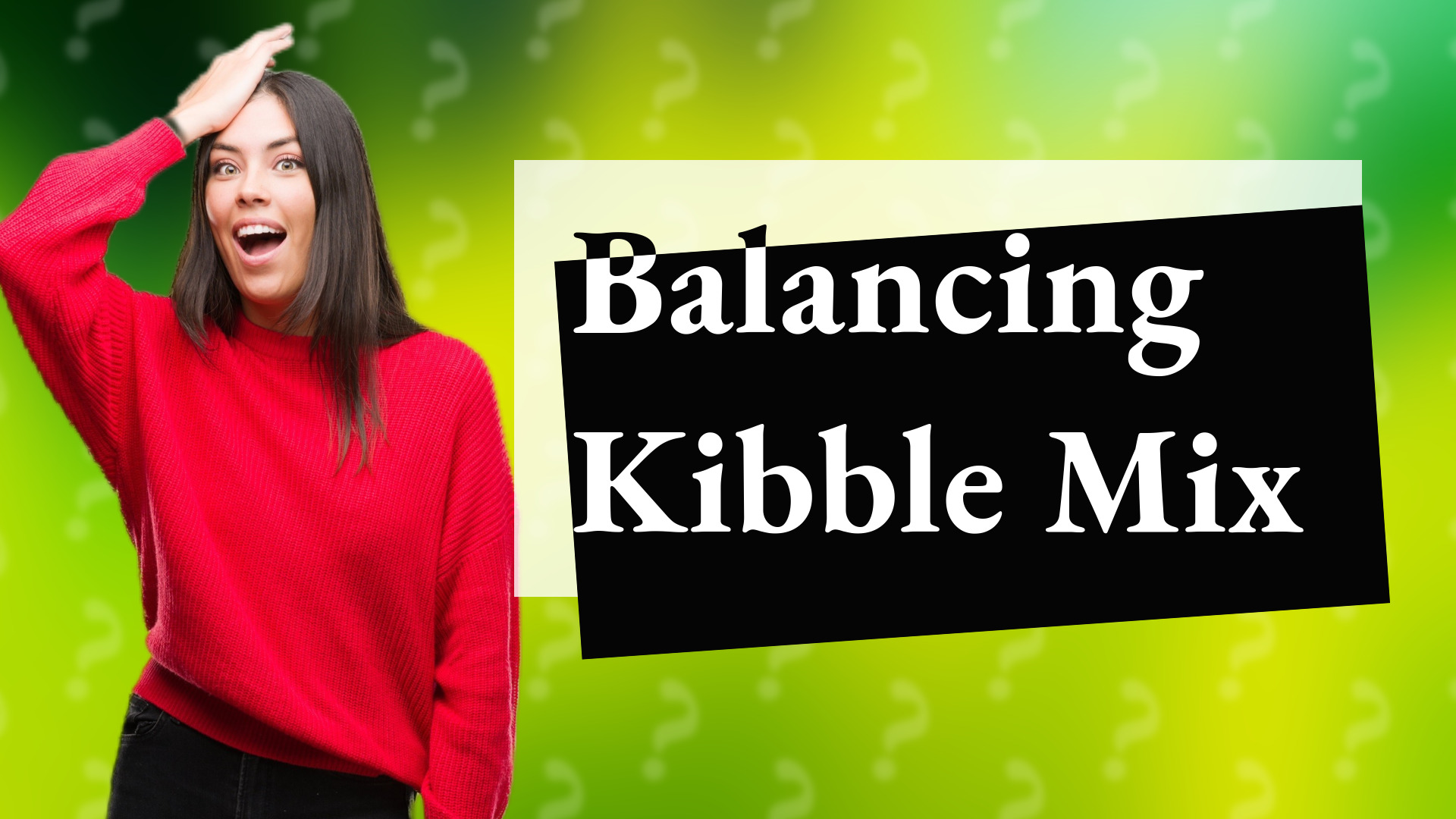 Balancing Kibble Mix