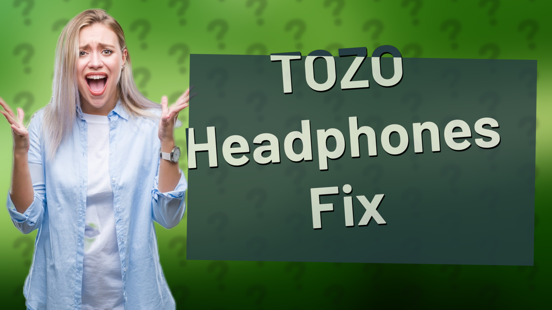 TOZO Headphones Fix