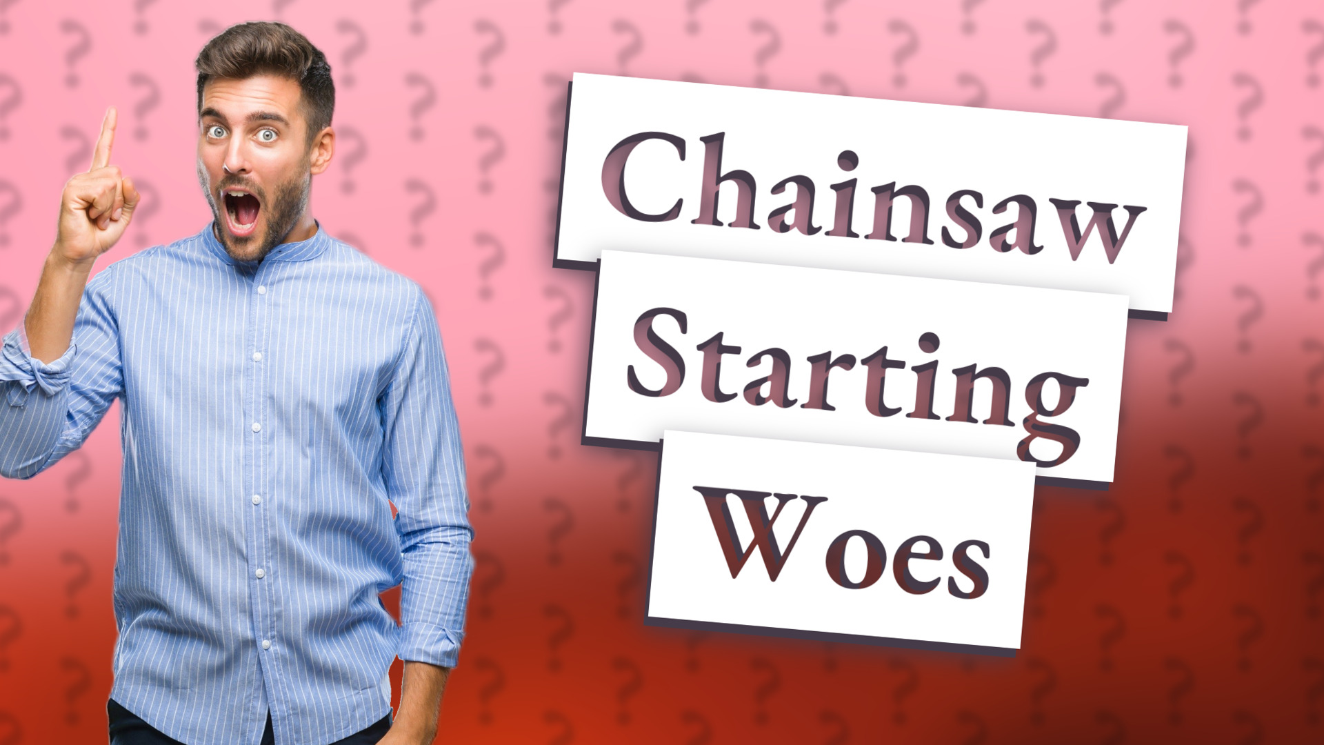 Chainsaw Starting Woes