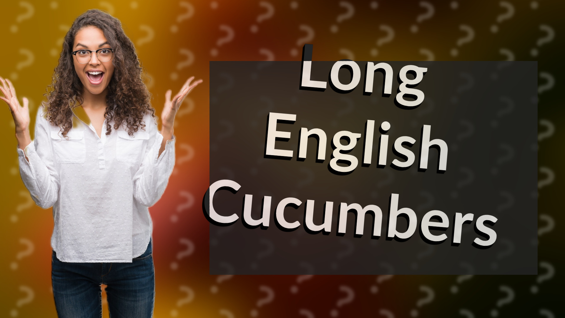 Long English Cucumbers