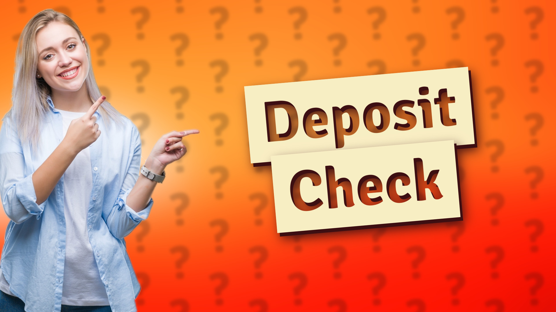 Deposit Check