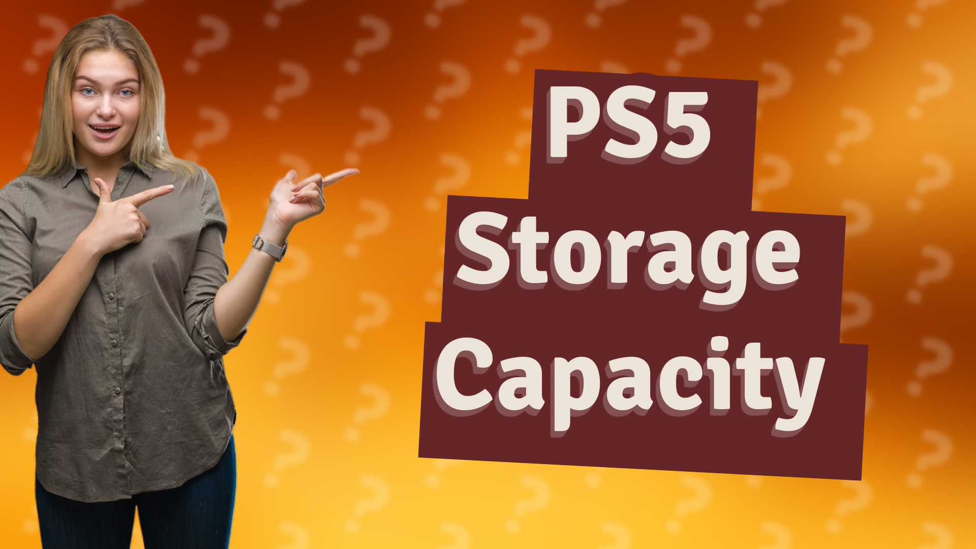 PS5 Storage Capacity