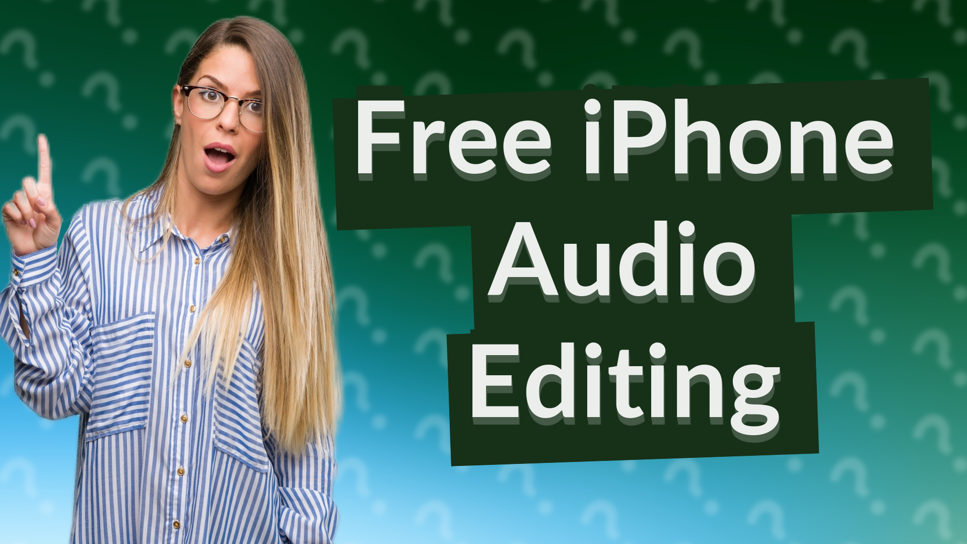 Free iPhone Audio Editing