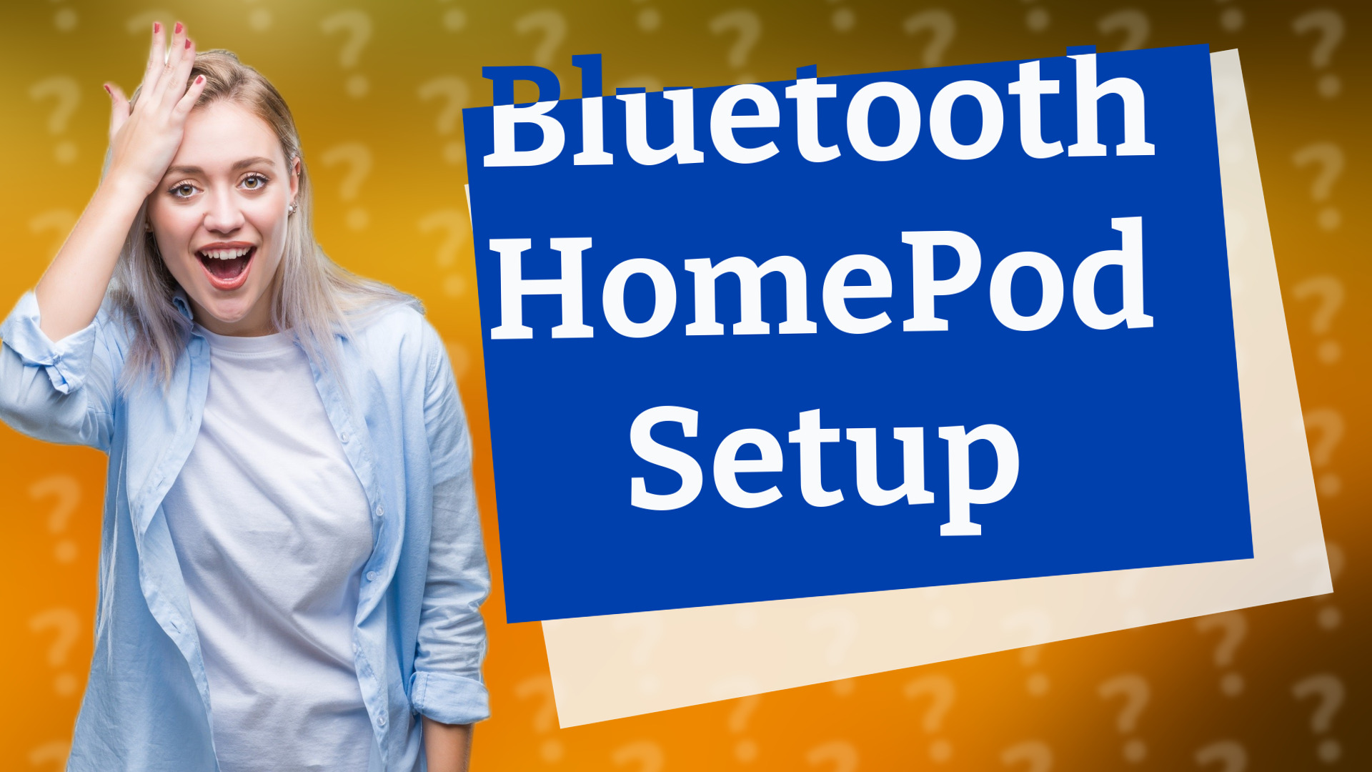 Bluetooth HomePod Setup