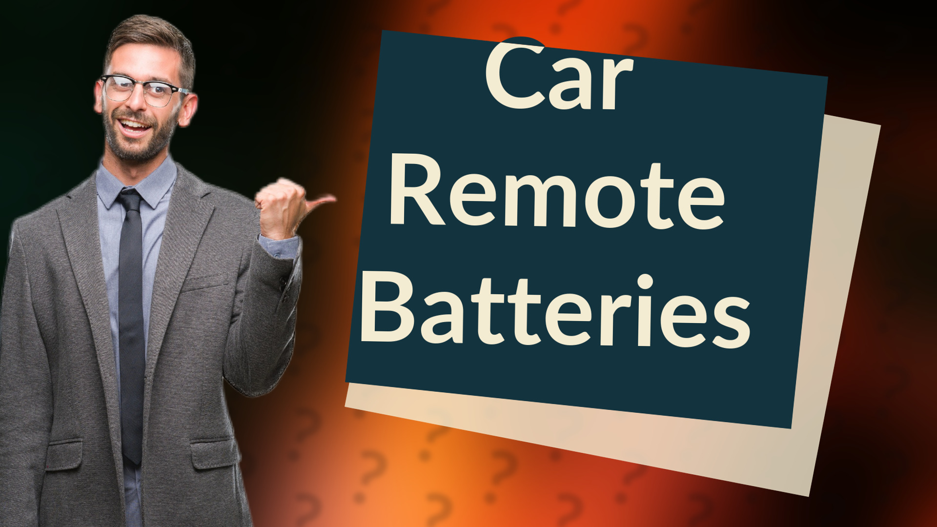Car Remote Batteries