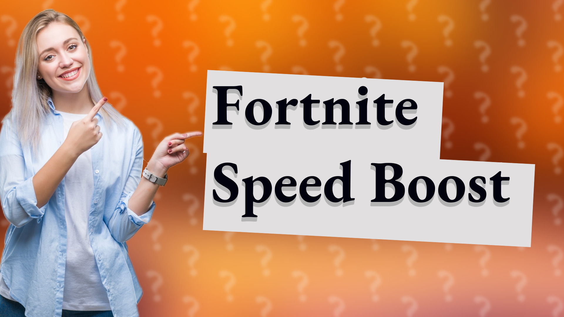 Fortnite Speed Boost
