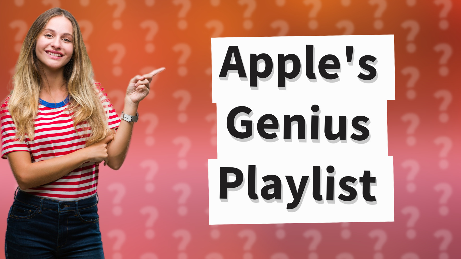Apple's Genius Playlist