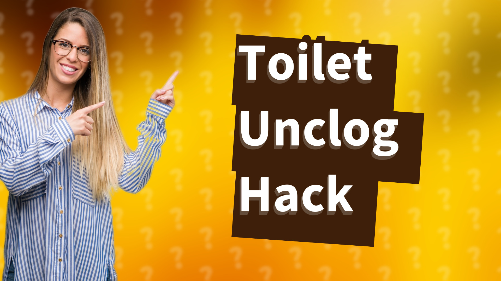 Toilet Unclog Hack