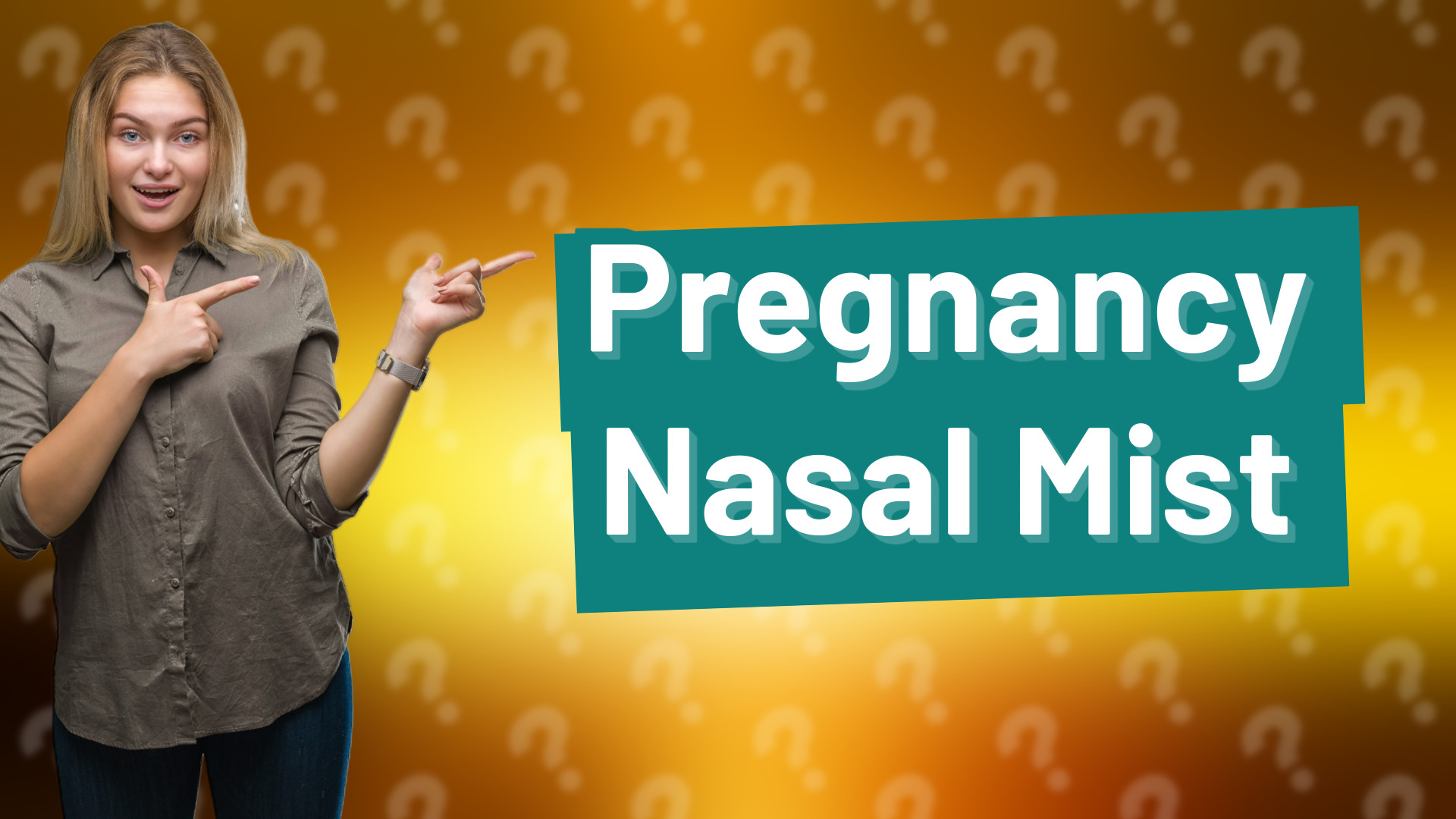 Pregnancy Nasal Mist