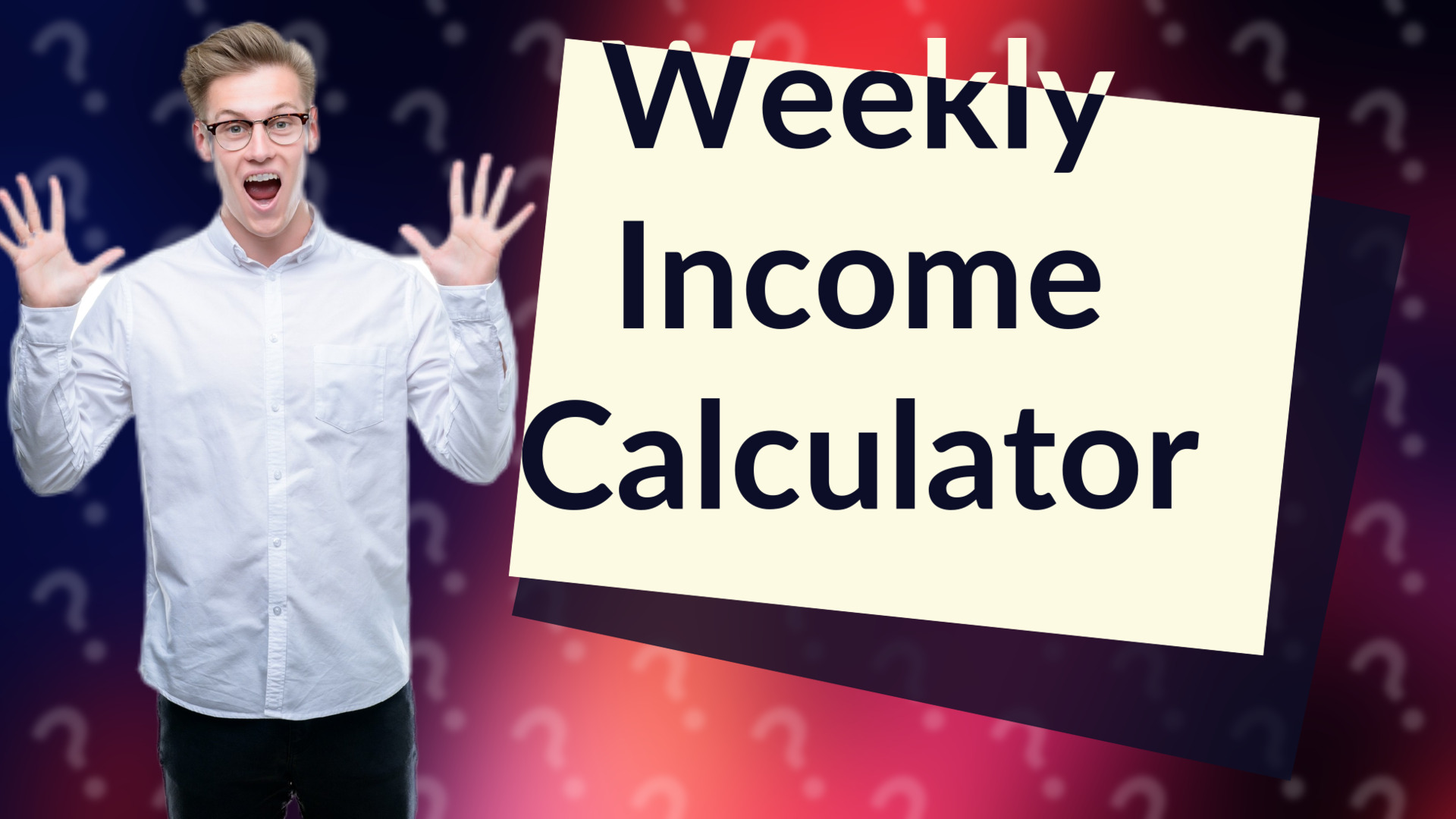 Weekly Income Calculator