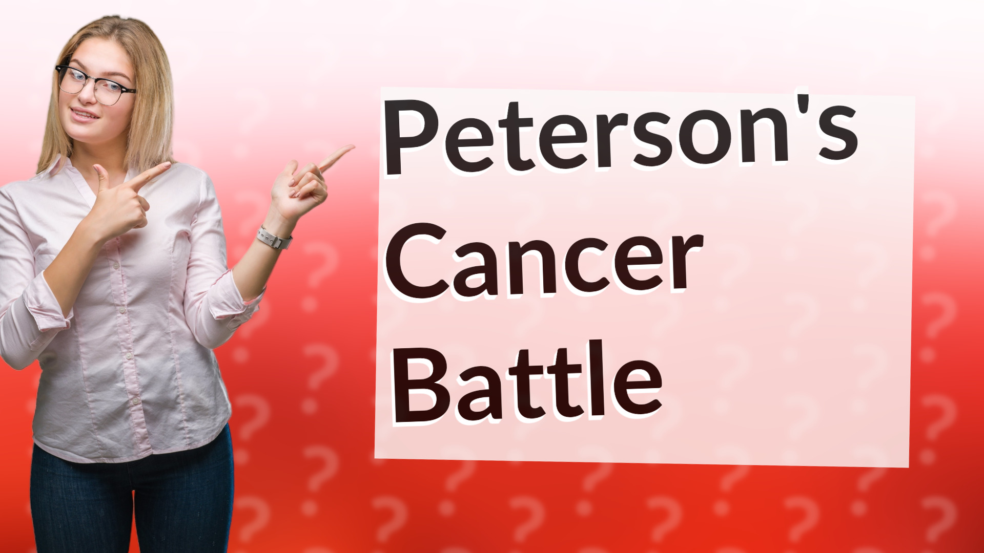 Peterson's Cancer Battle