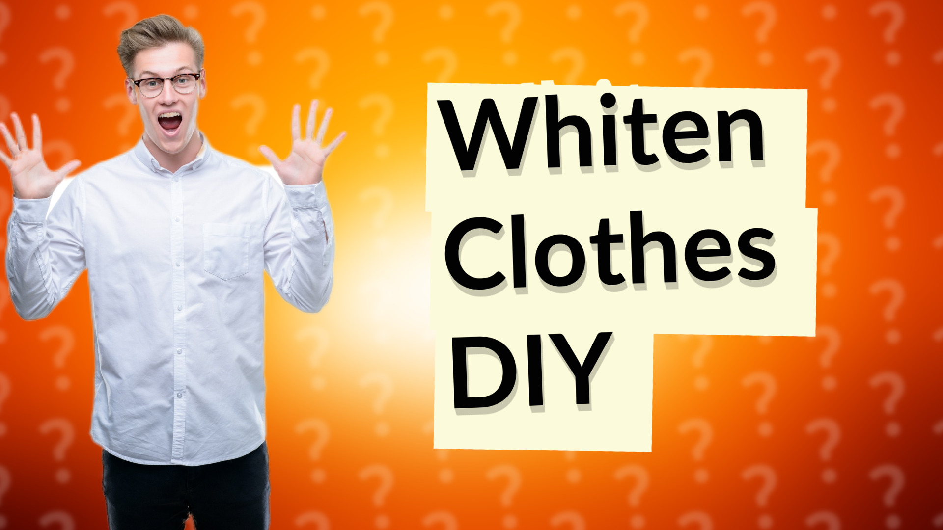 Whiten Clothes DIY