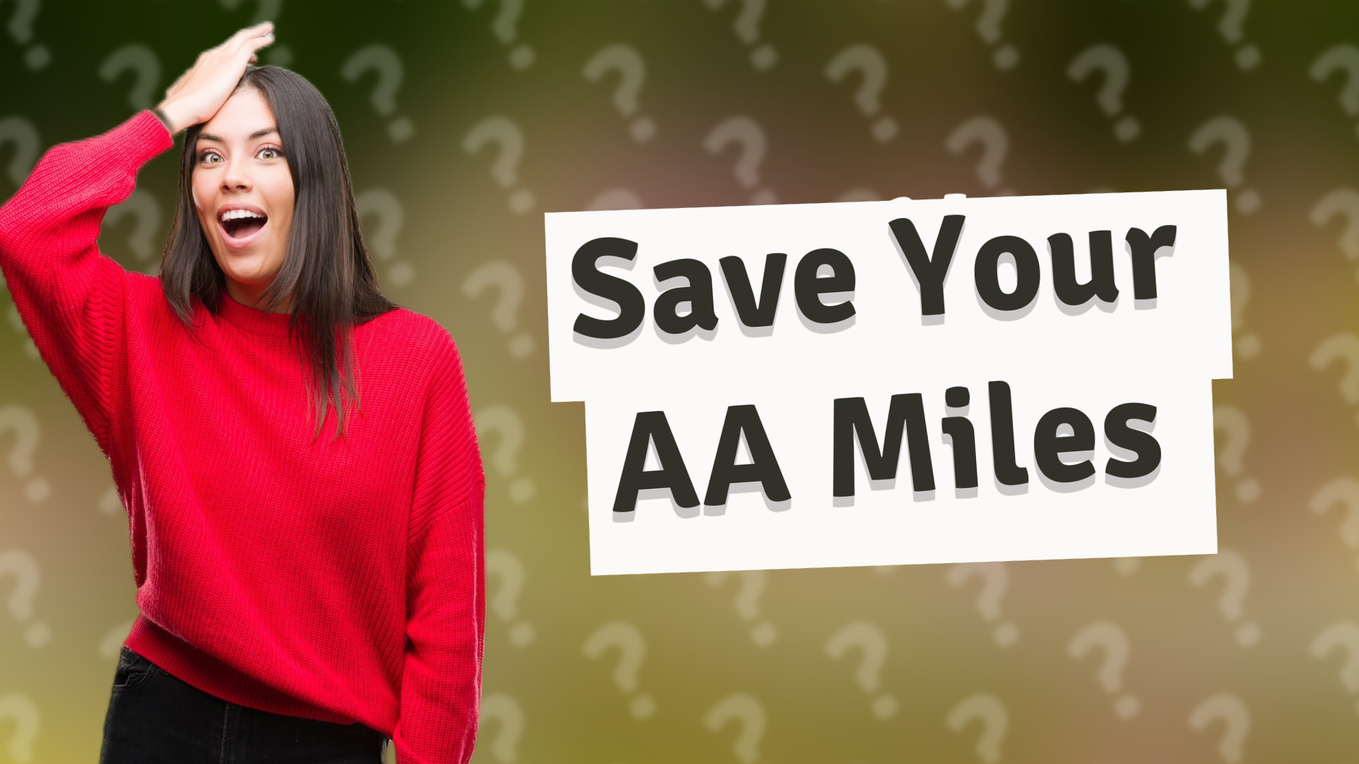 Save Your AA Miles