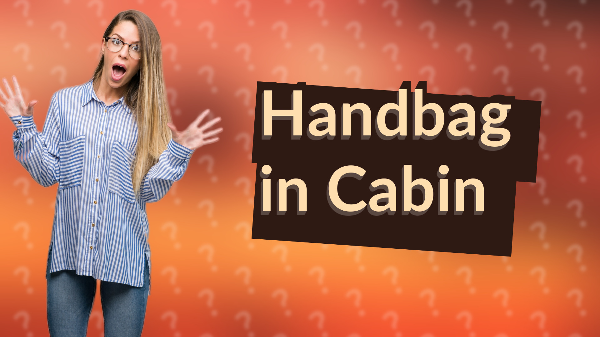 Handbag in Cabin
