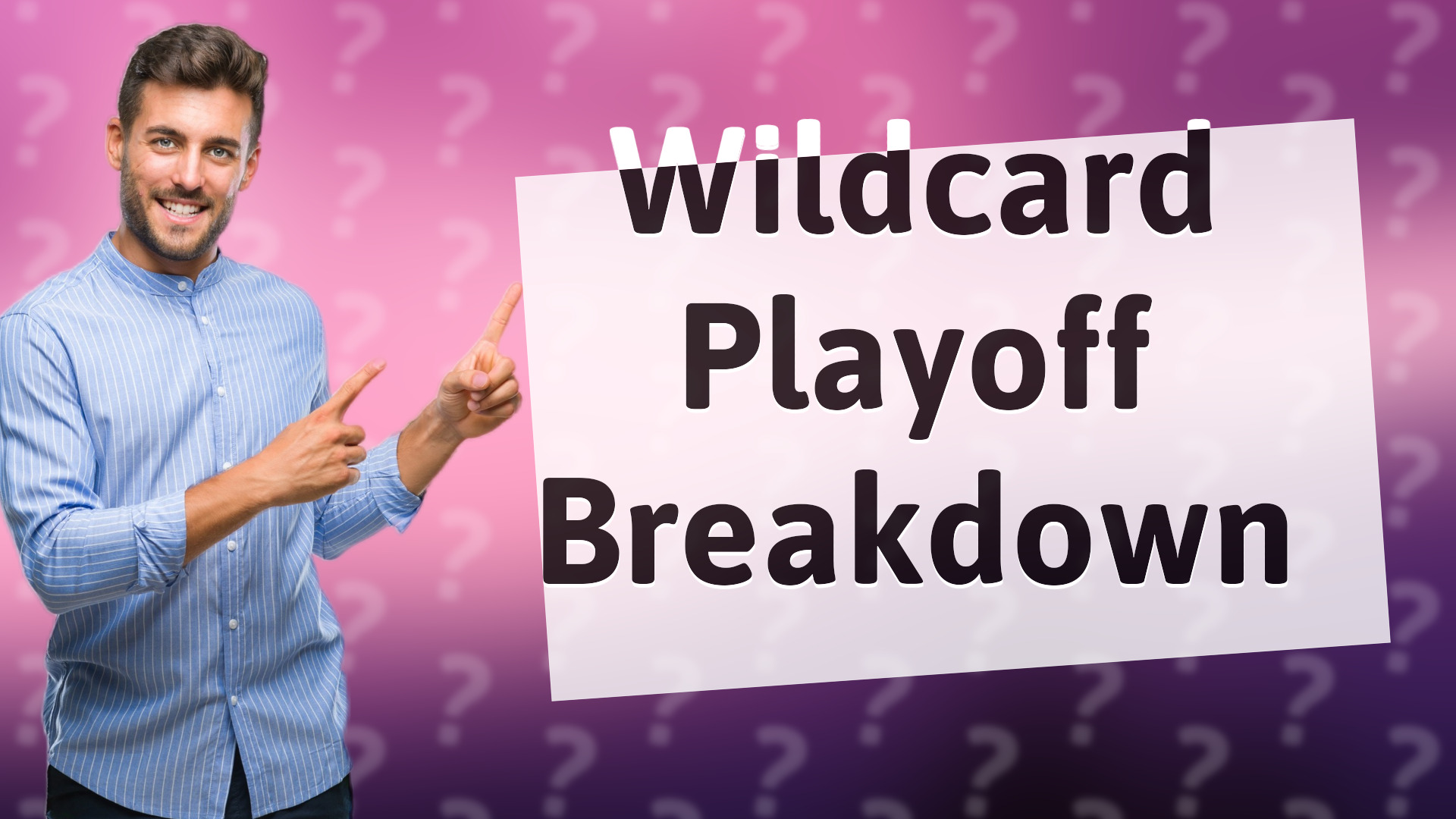 Wildcard Playoff Breakdown