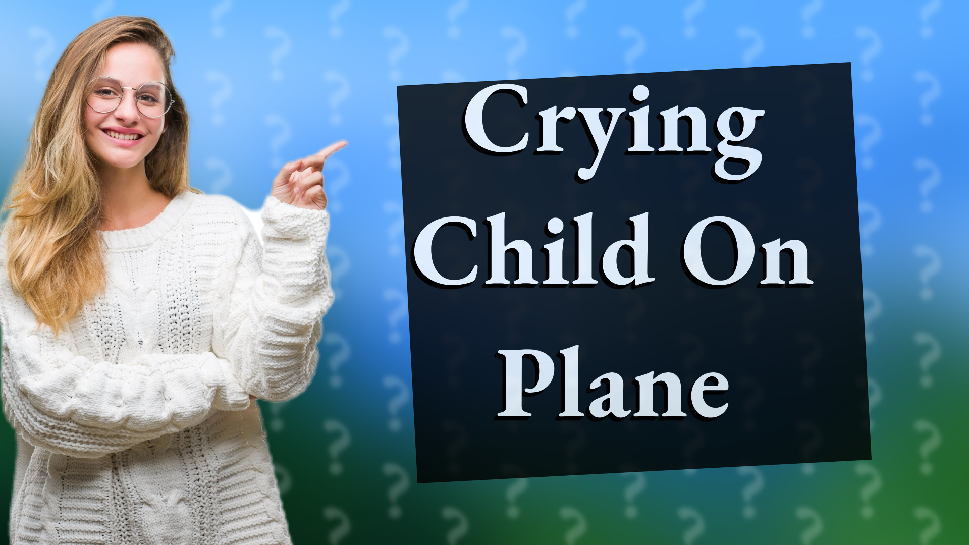 Crying Child On Plane