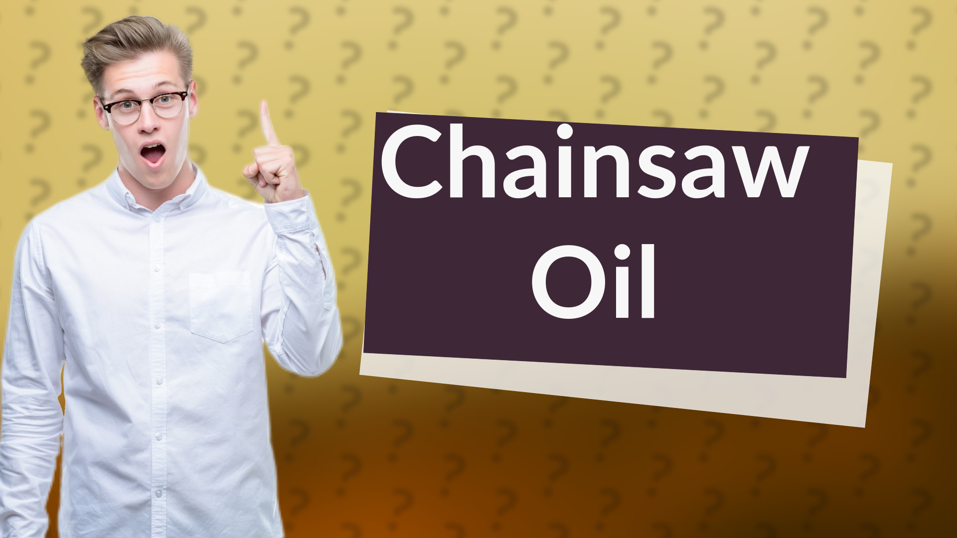 Chainsaw Oil
