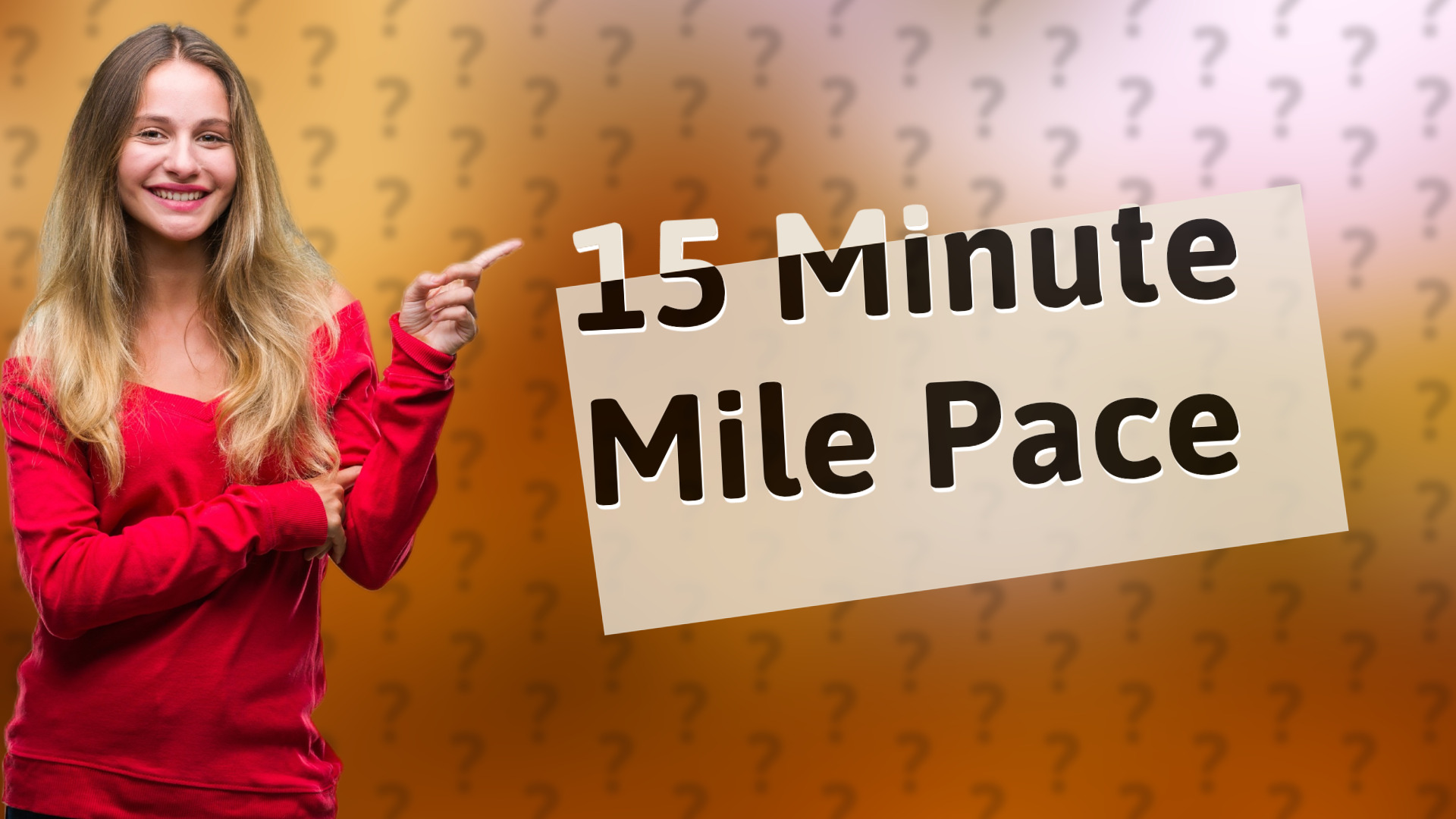 15 Minute Mile Pace