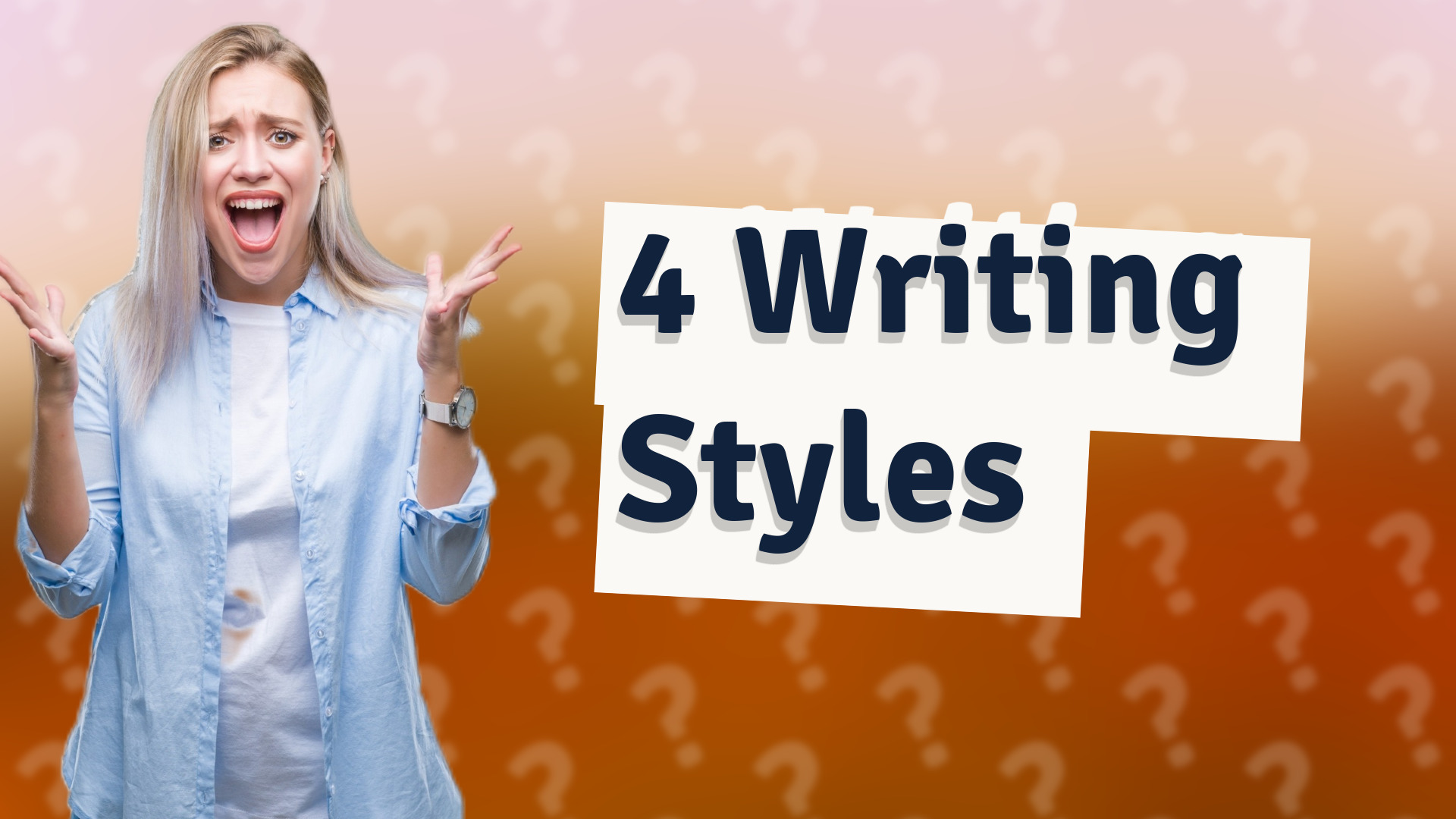 4 Writing Styles