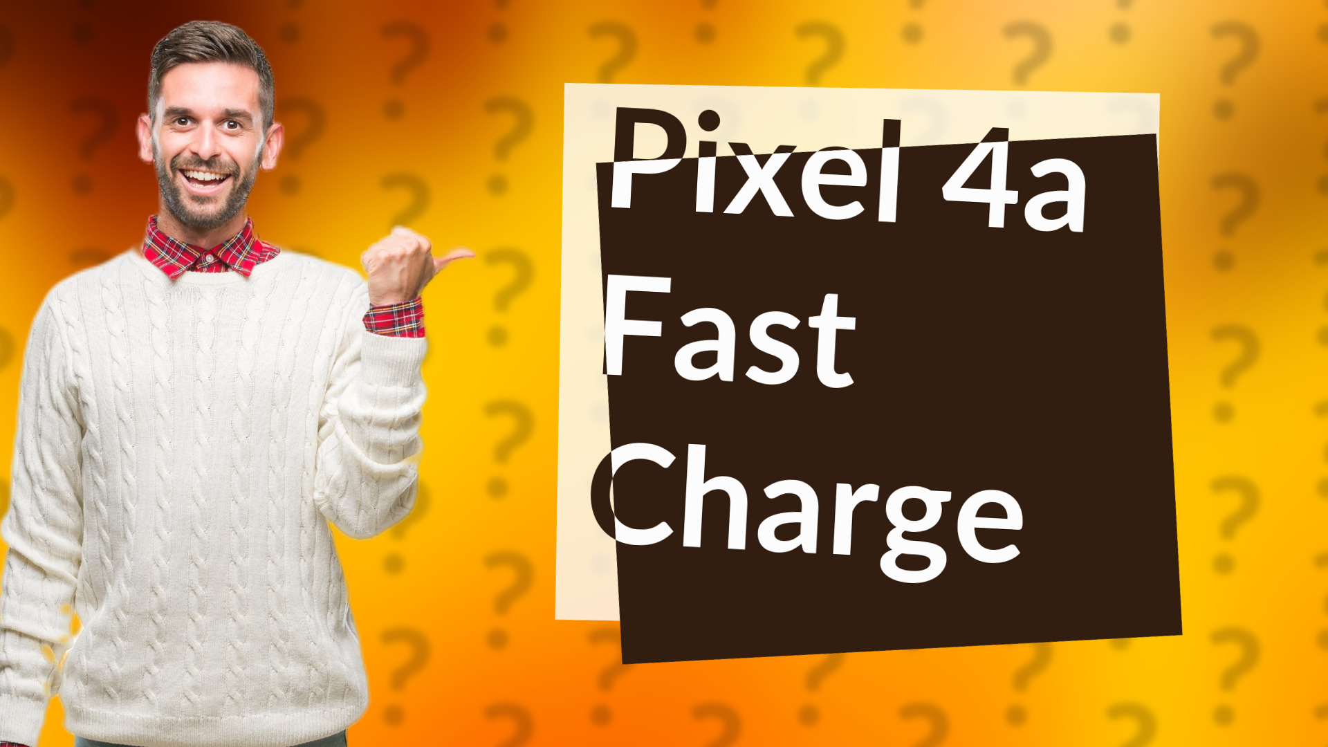 Pixel 4a Fast Charge