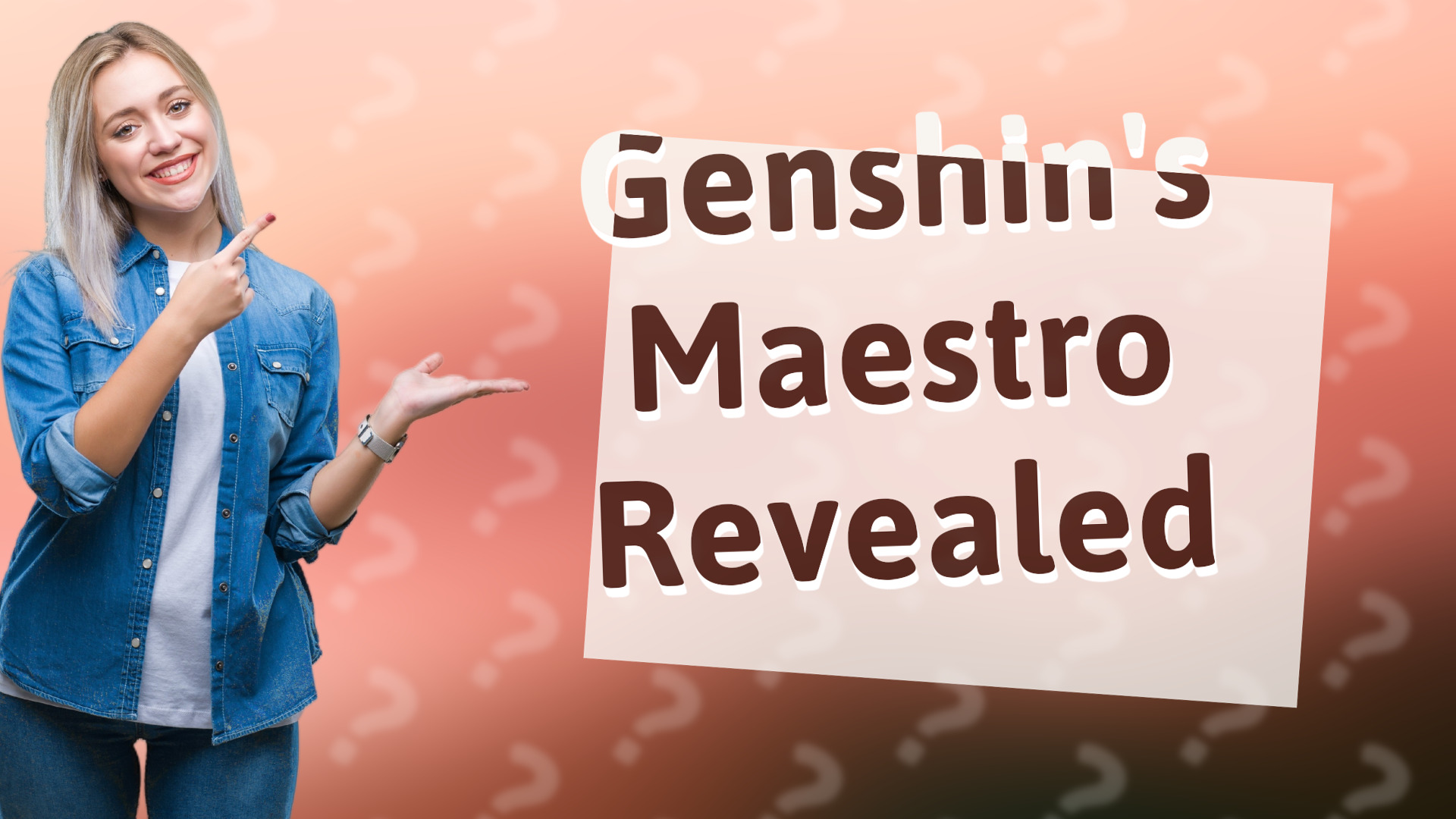 Genshin's Maestro Revealed