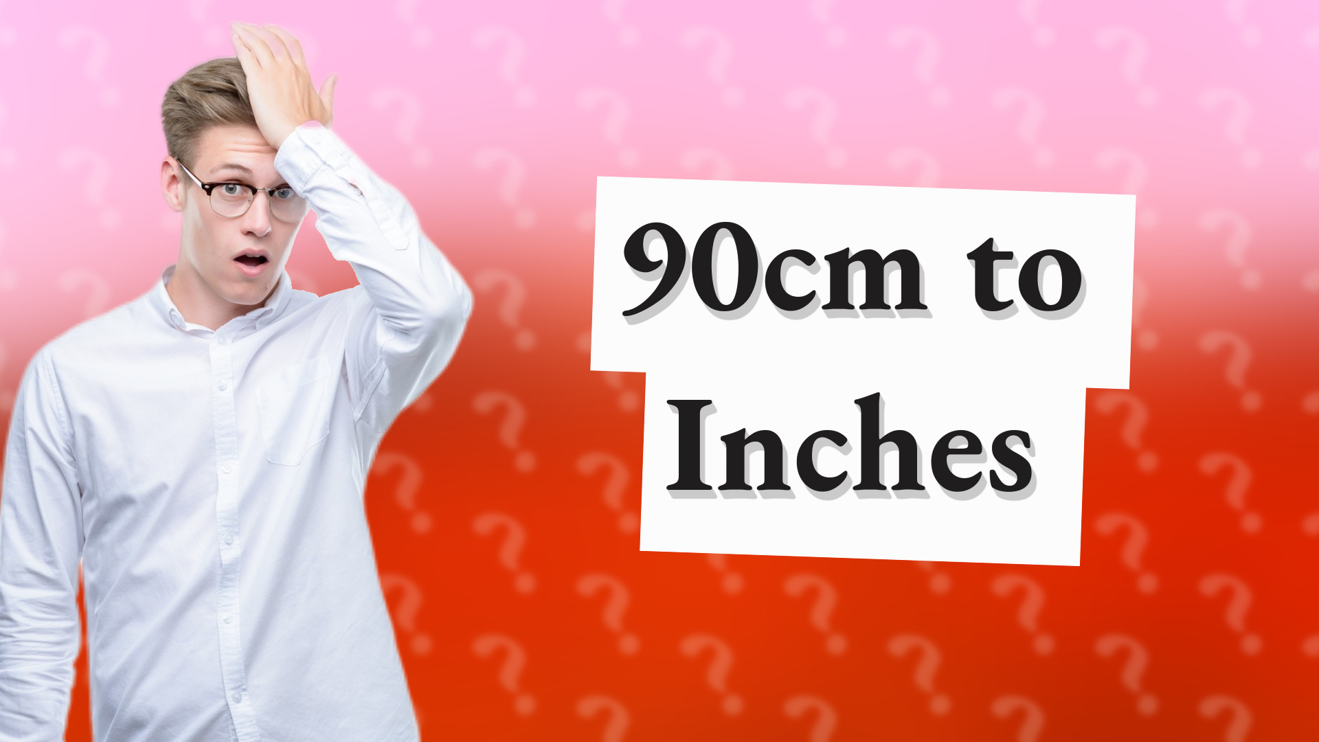 90cm to Inches