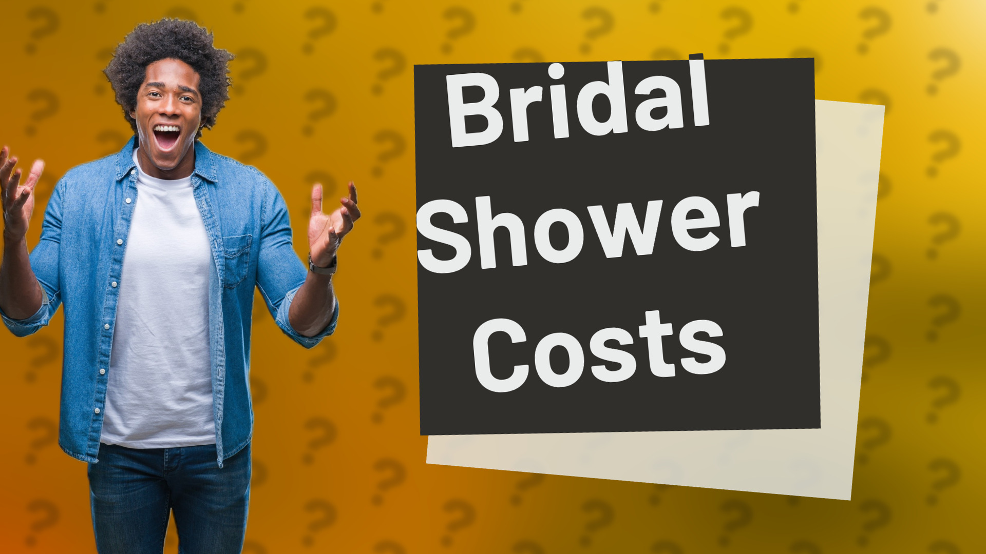 Bridal Shower Costs